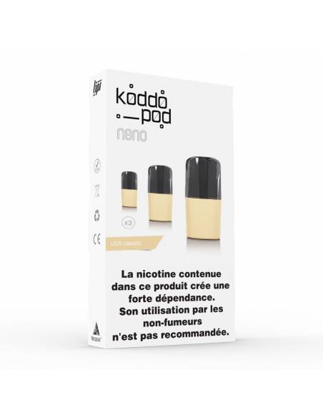 Cartouches Koddo Pod x3 Usa Classic par Le French Liquide