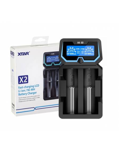 Pack Chargeur X2 Xtar + 2 accus VTC6 de la marque Sony
