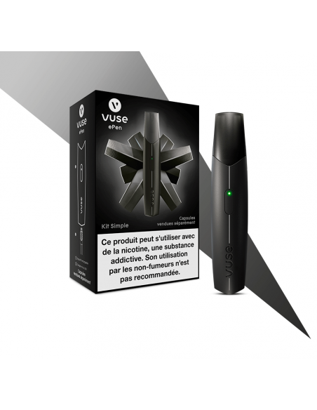Kit simple ePen couleur noir de la marque Vuse / Vype