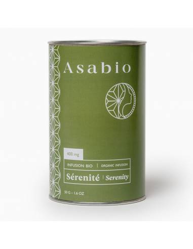 Infusion au CBD 100% bio - Sérénité 50g de la marque Asabio