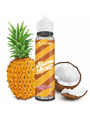 Eliquide Ananas Coconut 50ml Wpuff Flavors par Liquideo