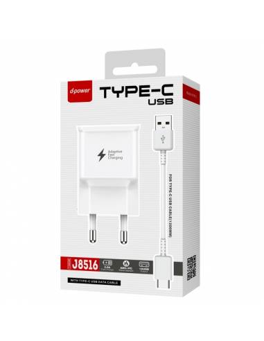 Pack chargeur USB-C | 5V 2A câble 1.2M  de la marque D-Power