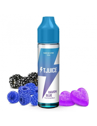 Eliquide Raven Blue 50ml, grand format de la marque T Juice